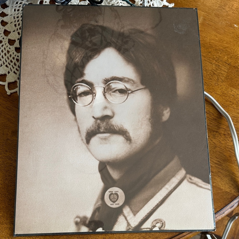 John Lennon Vintage Style Art Portrait